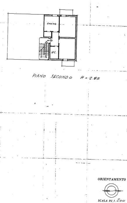 planimetria - Trilocale Via Sacchetti 9, Perugia - planimetria 1