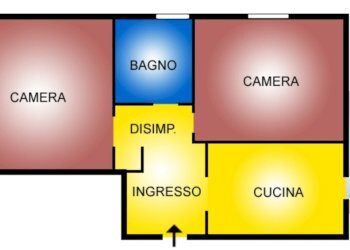 planimetria - Trilocale Bologna - foto 1