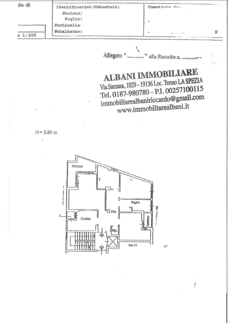 MS88 - PLANIMETRIA CATASTALE - Apartment Aulla - floor plans 1