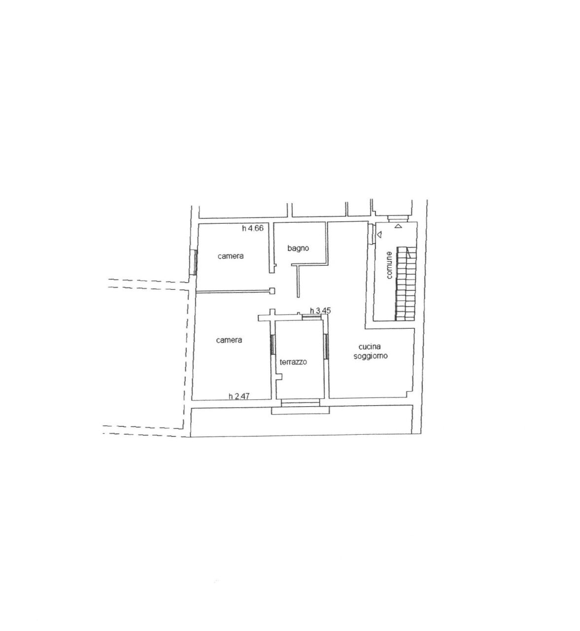 SKM_C25824052912150.jpg - Four-room apartment VIA Camaldoli, Vernio - floor plans 1