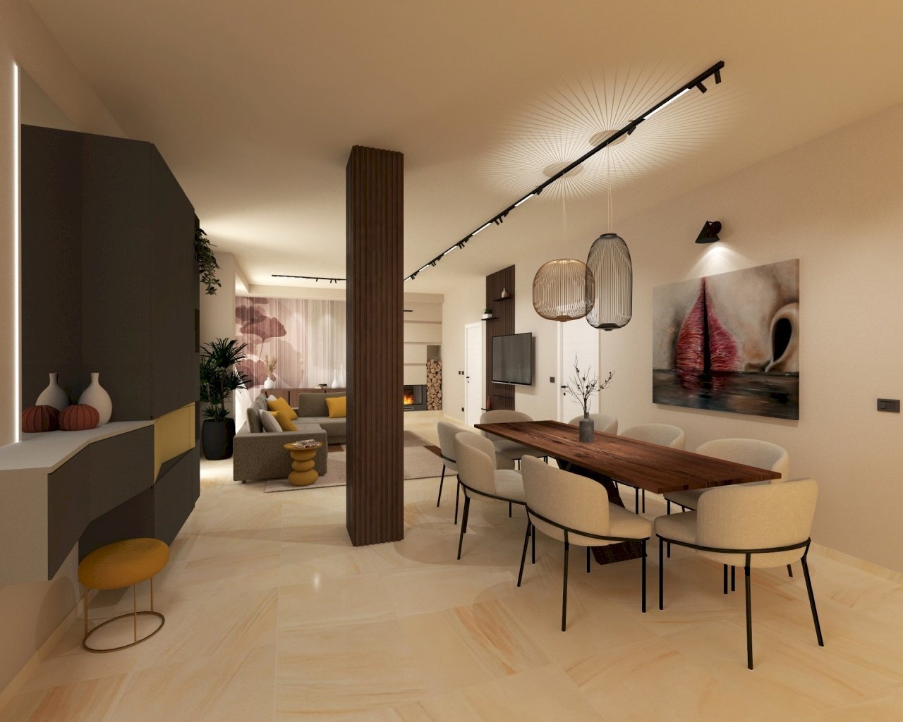 sala - Townhouse Piazza del Comune, Vaiano - photo 2