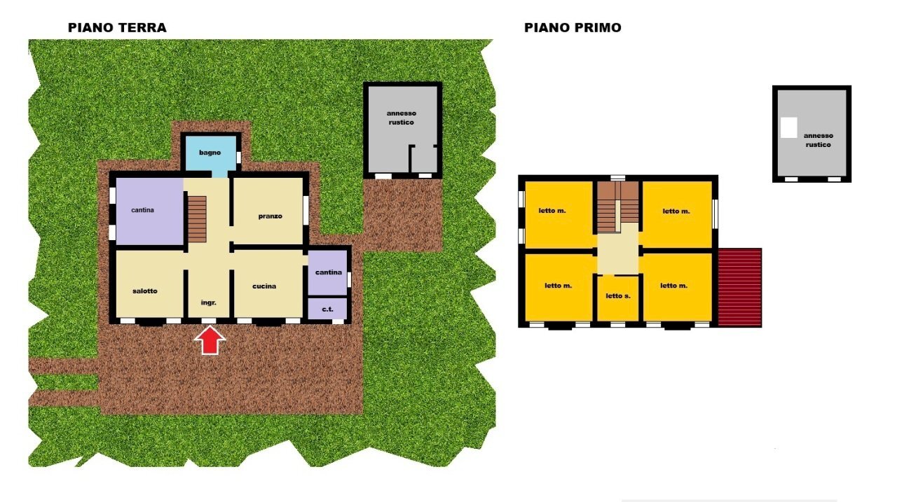 composizione - Rustico Via Martiri di Belfiore 52, Rovigo - planimetria 1