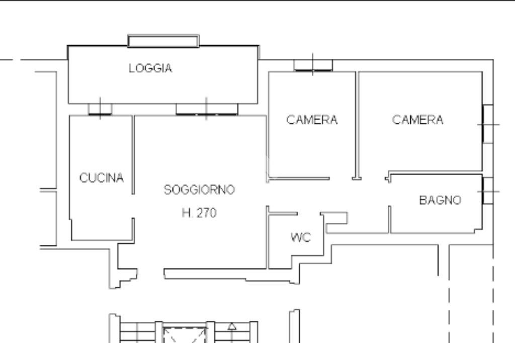 Trilocale Vicolo Ivo Cobianchi, Parma - planimetria 1