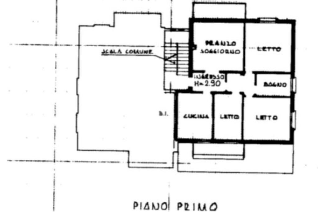 Appartamento Via Sparavalle, Reggio nell'Emilia - planimetria 1