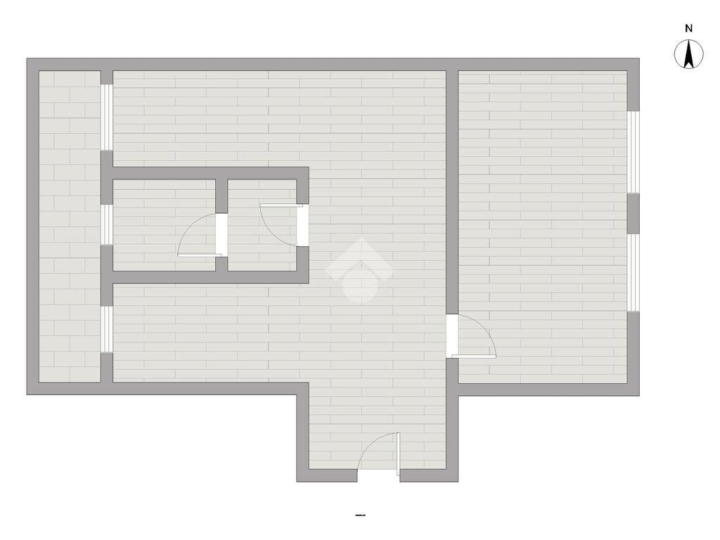 Bilocale via Santa Sofia, Milano - planimetria 1