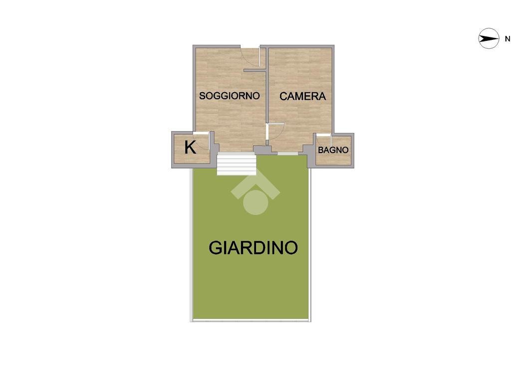 Bilocale Via Fratelli Bandiera, Sesto San Giovanni - planimetria 1