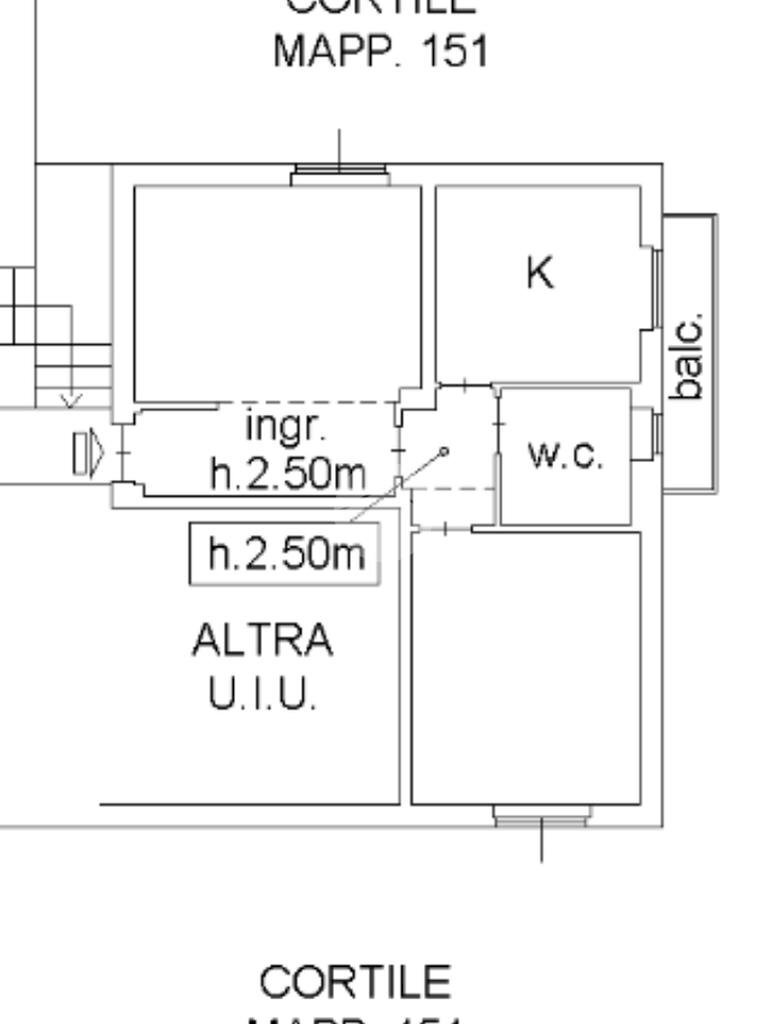 Two-room apartment Via IV Novembre, Cormano - floor plans 1