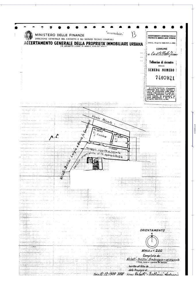 Bilocale Via Guglielmo Marconi, Castelletto Sopra Ticino - planimetria 1
