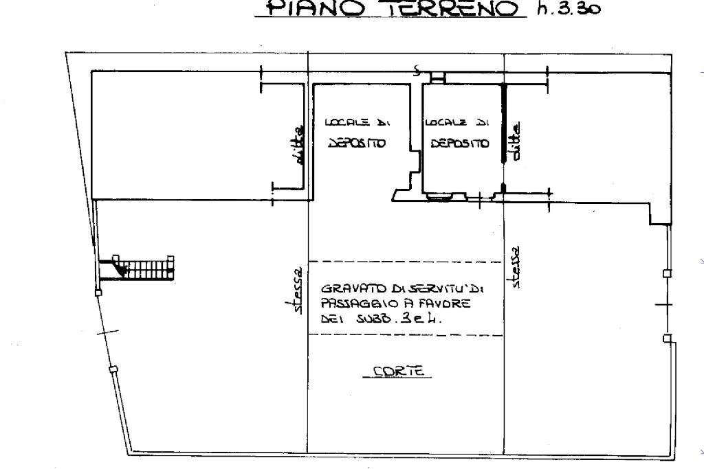 Casa semi indipendente Via maritano, Sant'Ambrogio di Torino - planimetria 1