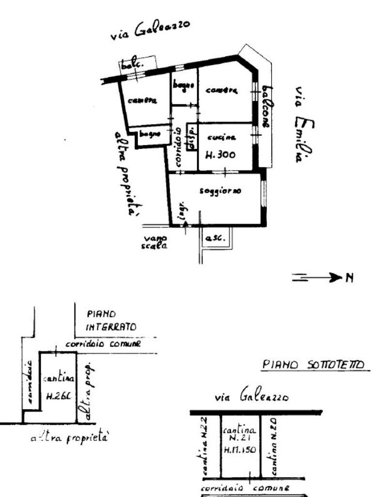 Quadrilocale Via Emilia, Acqui Terme - planimetria 1