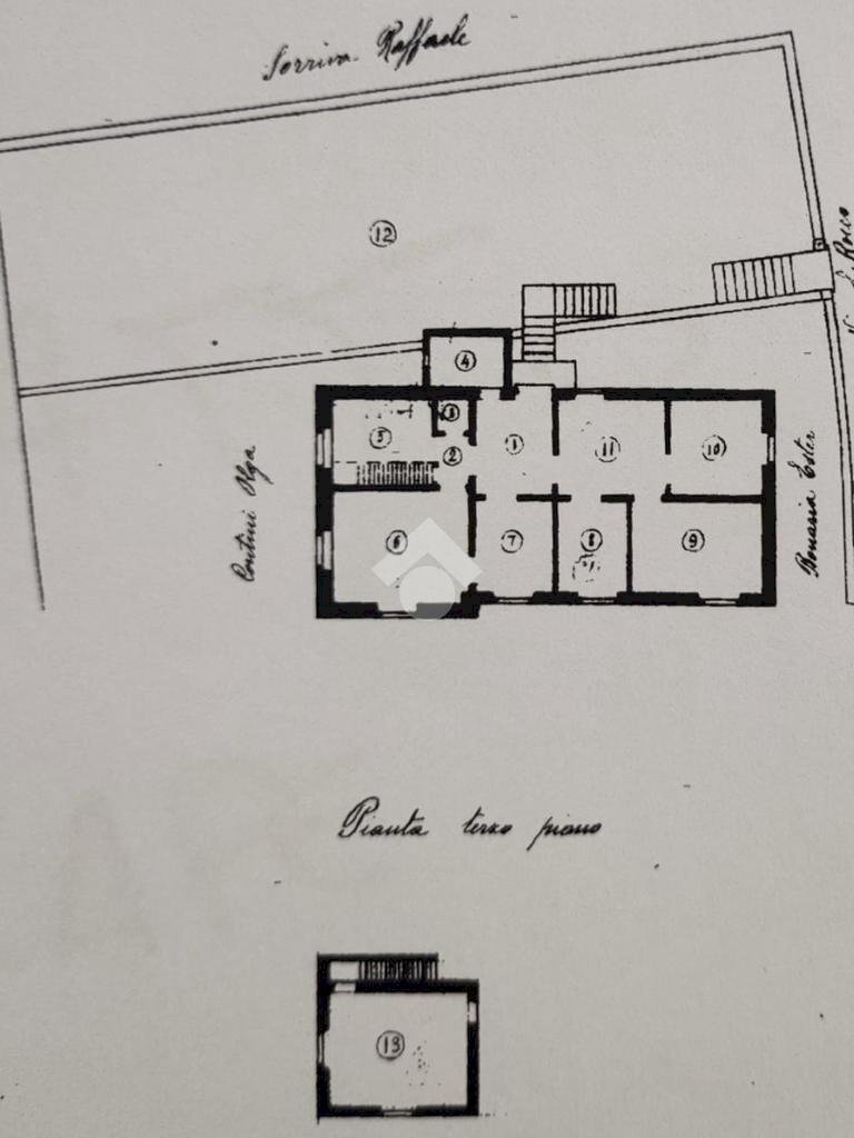 Porzione di casa Località Sorriva Inferiore, Montoggio - planimetria 1
