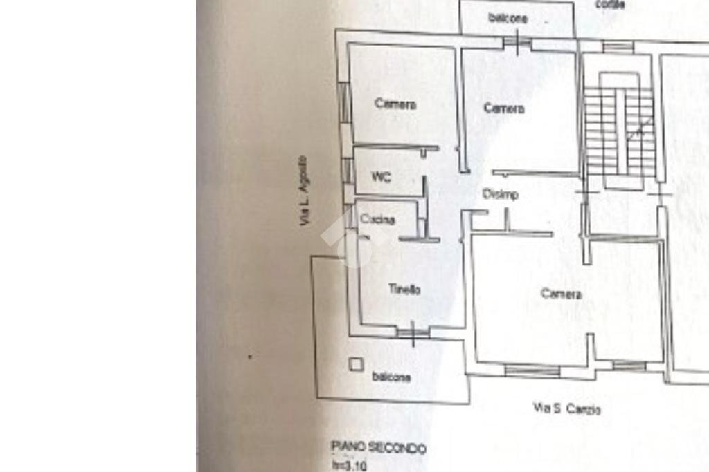 Quadrilocale Via stefano canzio, Novi Ligure - planimetria 1