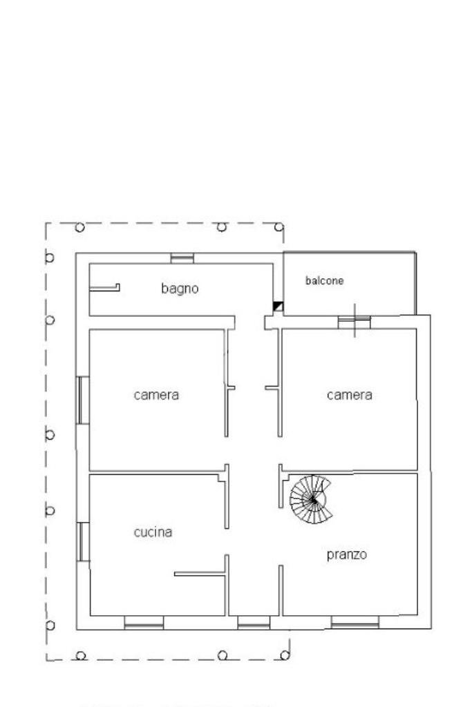 Quadrilocale Via IV novembre, Grugliasco - planimetria 1