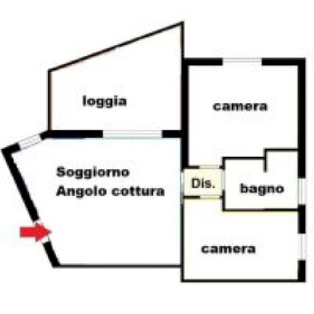 Trilocale Via Ghiaradino, 1B, Granarolo dell'Emilia - planimetria 1