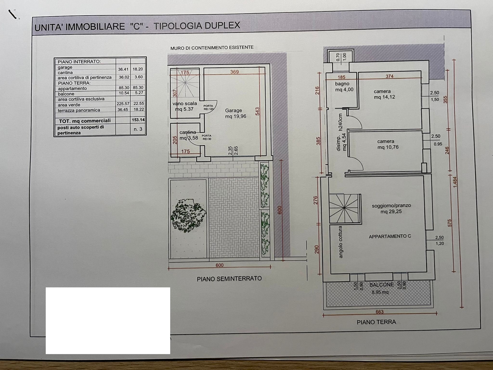 Bilocale Serramazzoni - planimetria 1