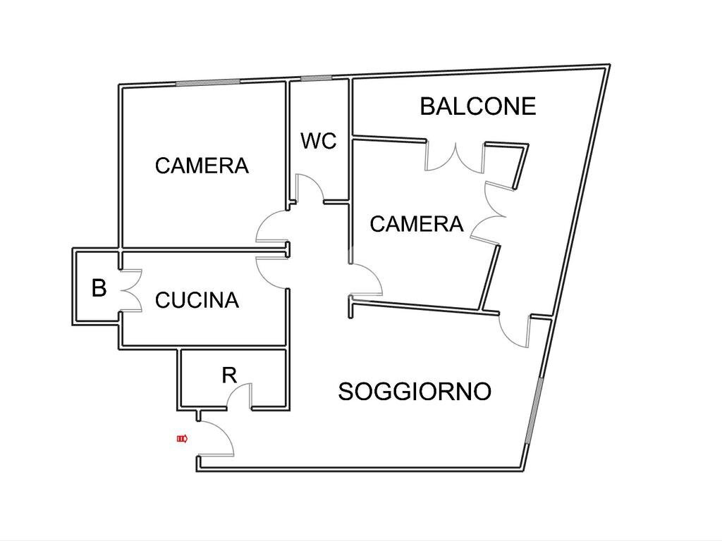 Four-room apartment Via dei Ceramisti, Albissola Marina - photo 2