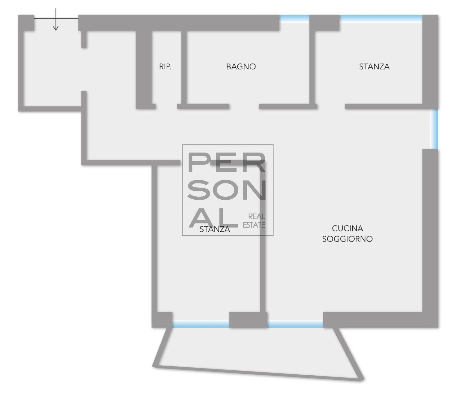 Foto 9 - Four-room apartment Cavalese - floor plans 1
