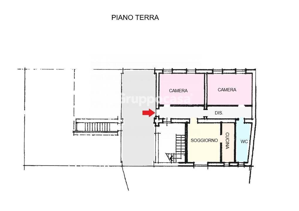 Foto 44 - Casa indipendente Via Leopardi
 
37, Magenta - planimetria 1
