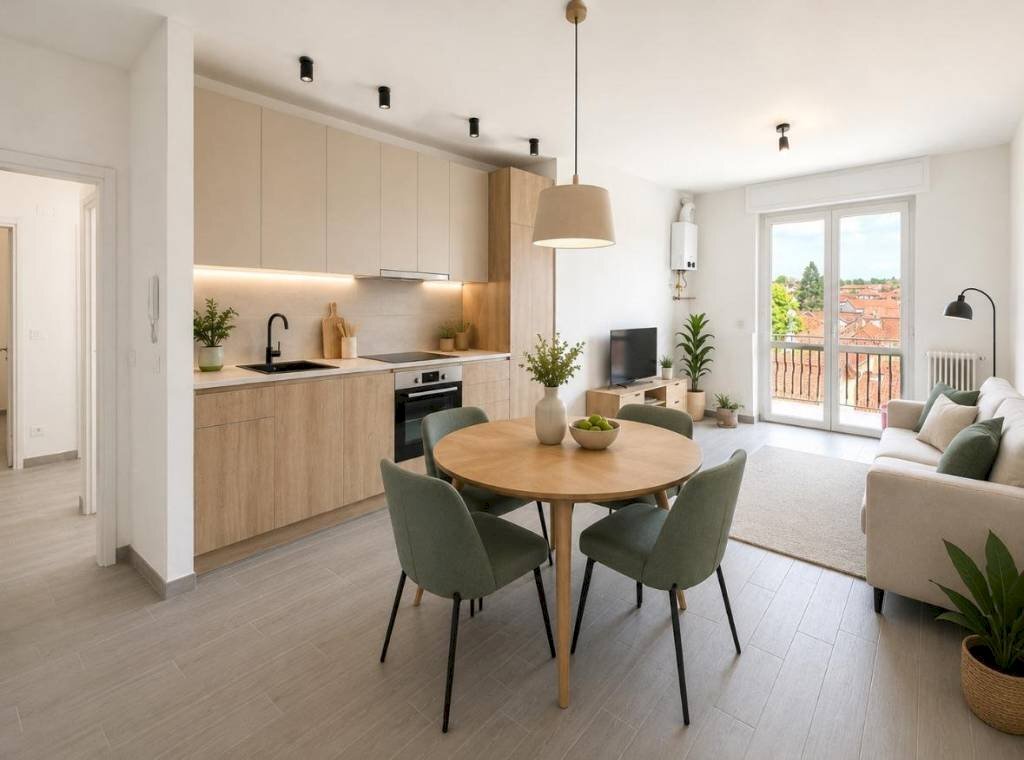 Cucina - Trilocale via Guglielmo Oberdan, 76, Ferno - foto 2