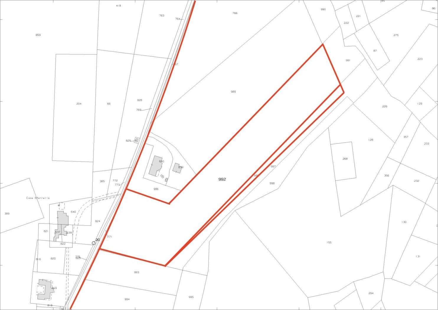 Terreno edificabile via Montesecco, Spoltore - planimetria 1