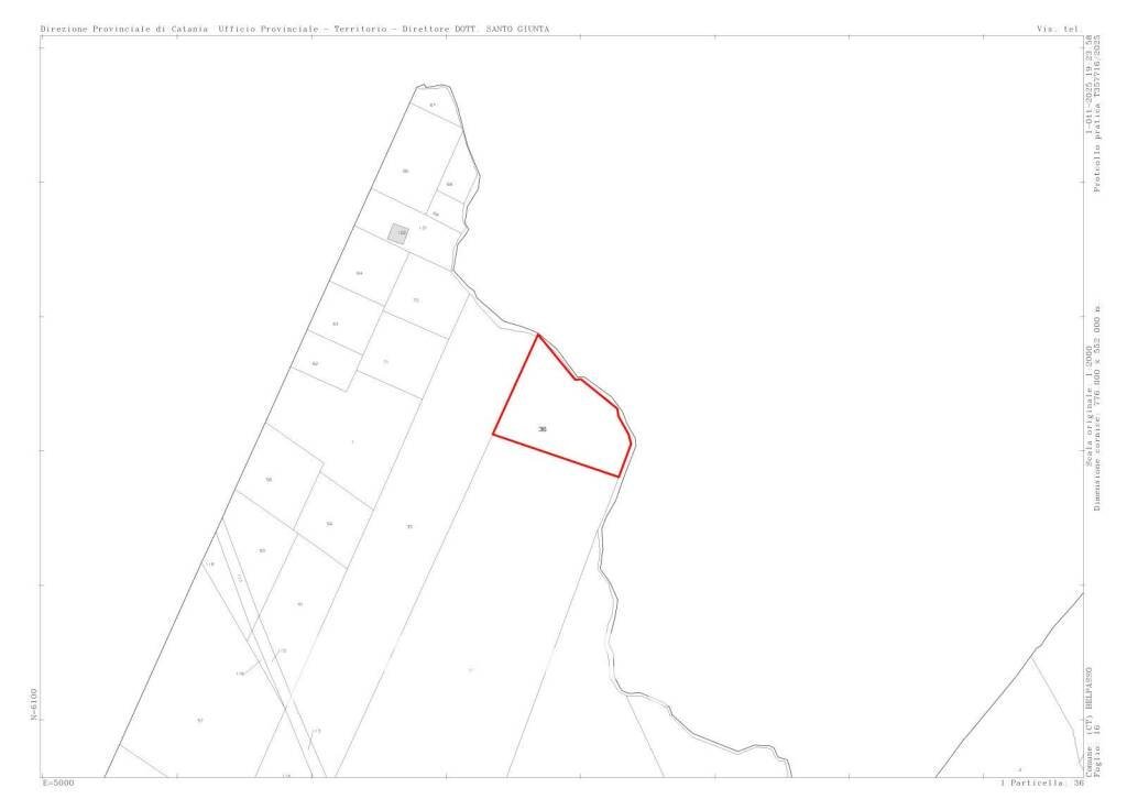 Planimetria - Agricultural land via Nicolosi, Belpasso - photo 2