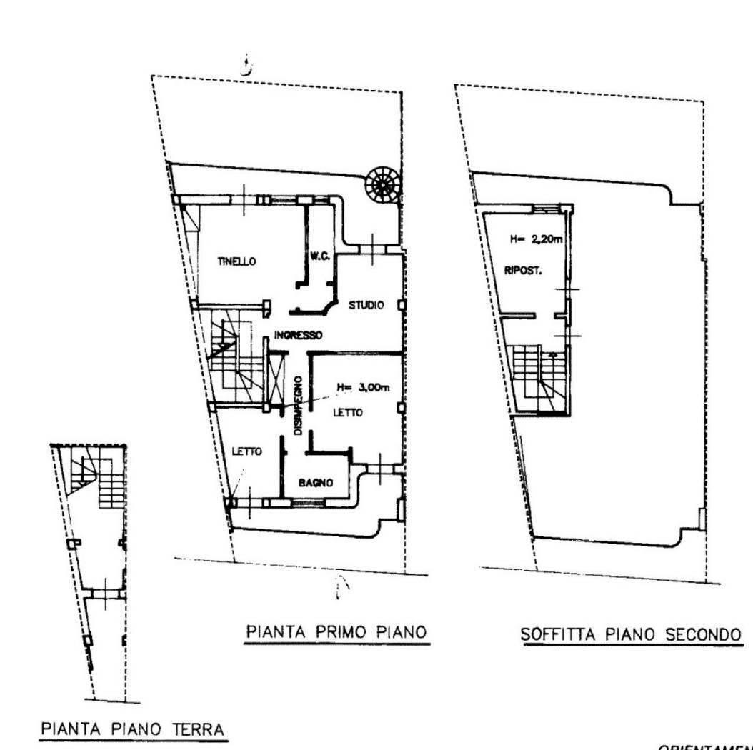 Villa via Cristoforo Colombo, 30, Spongano - planimetria 1