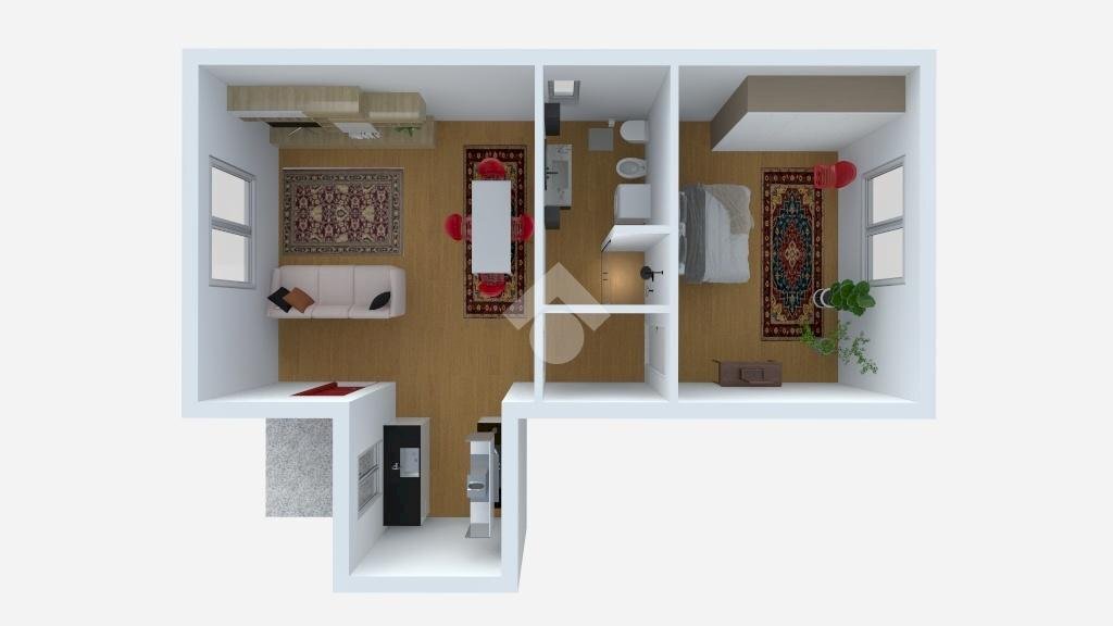 Bilocale Via Camillo Colombi, Milano (zona Affori) - planimetria 1