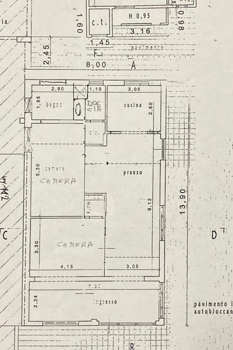 Villa via Girolamo Savonarola, Forte dei Marmi - planimetria 1