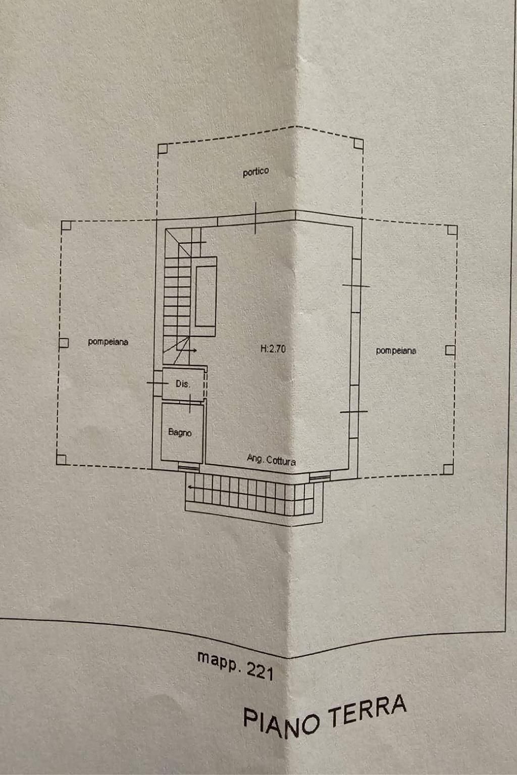 Villa via Amilcare Ponchielli, Forte dei Marmi - planimetria 1