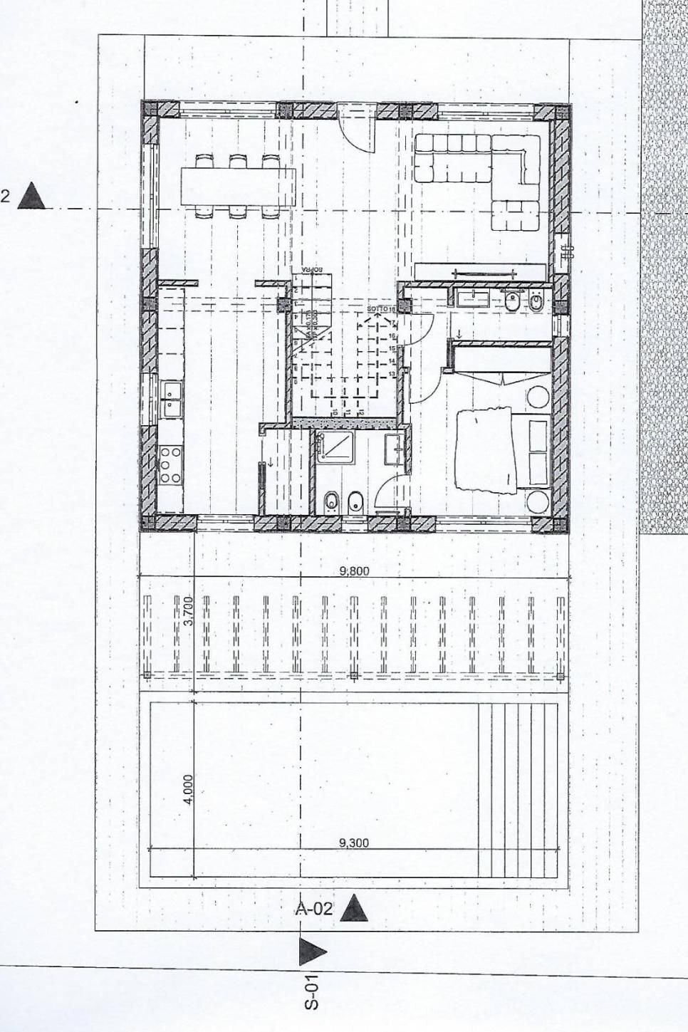 Villa via Umbria, Pietrasanta - floor plans 1