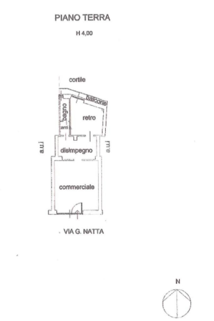 Bilocale Via Natta, Asti - planimetria 1