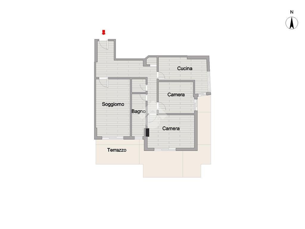 Four-room apartment Via Dei Devoto, Lavagna - floor plans 1