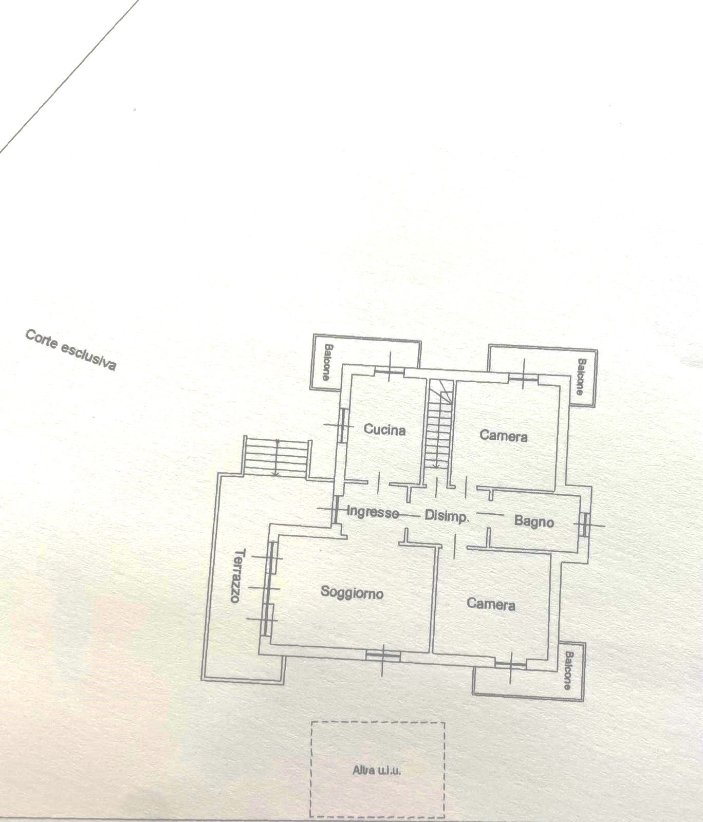 Villa Romano Canavese - planimetria 1