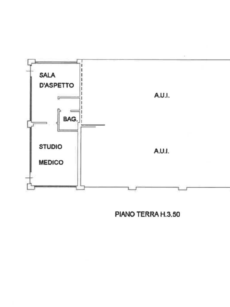 Ufficio Piazzale dell'Acquario, Cervia - planimetria 1