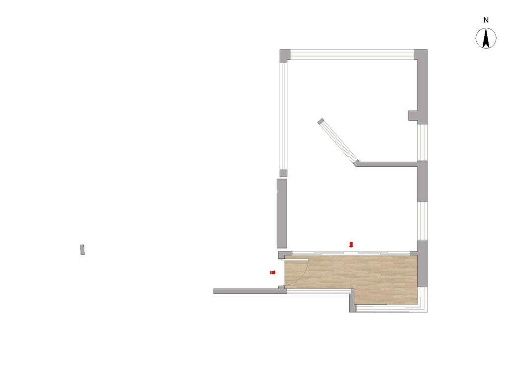 Bilocale Via Melchiorre Gioia, Milano (zona Maggiolina) - planimetria 1