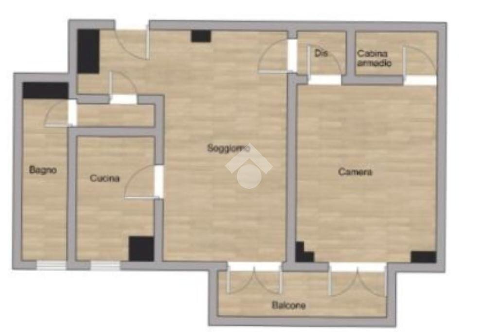 Appartamento Via Sebino, Milano - planimetria 1