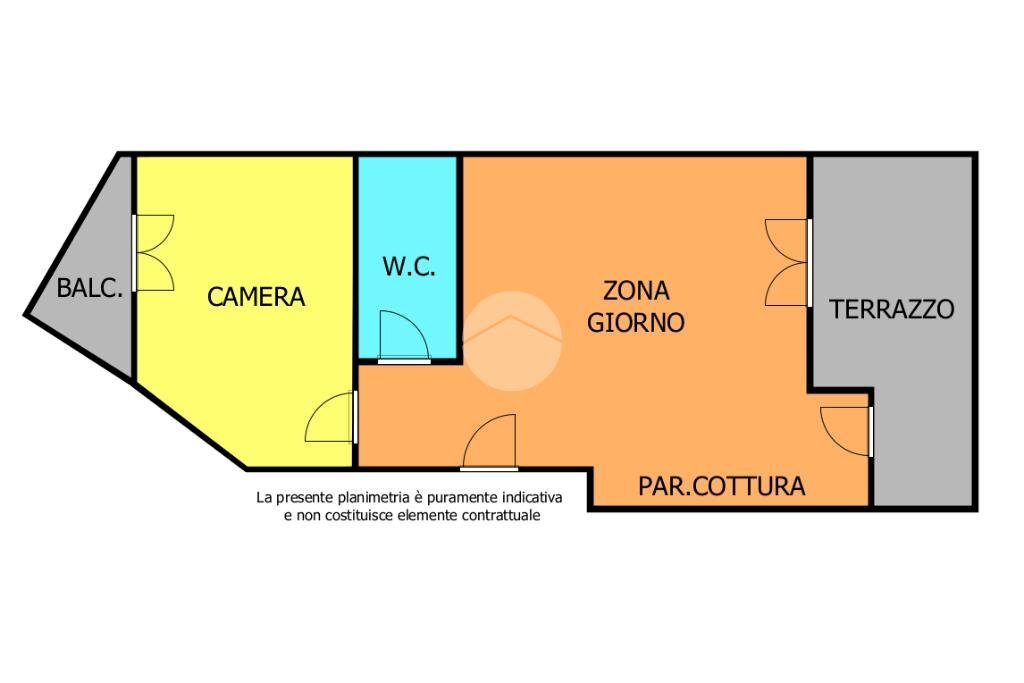 Bilocale Corso grosseto, Torino (zona Vallette) - planimetria 1