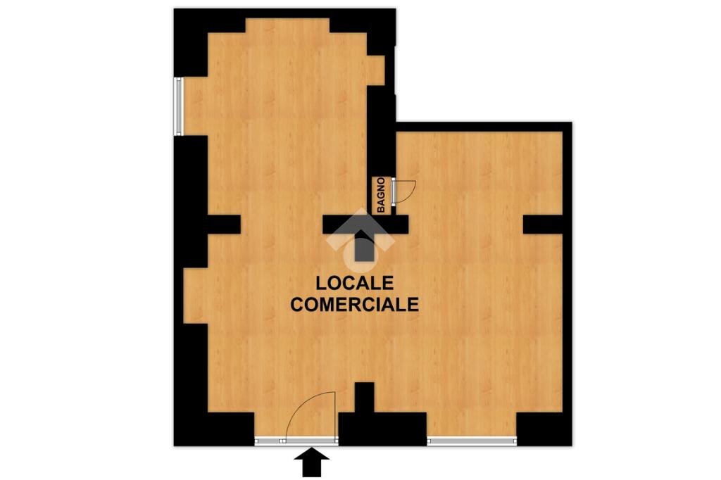 Shop Corso Agostino Ricci, Savona (neighborhood Oltreletimbro) - floor plans 1