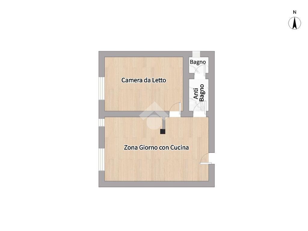 Two-room apartment Via Modigliani, Segrate - floor plans 1