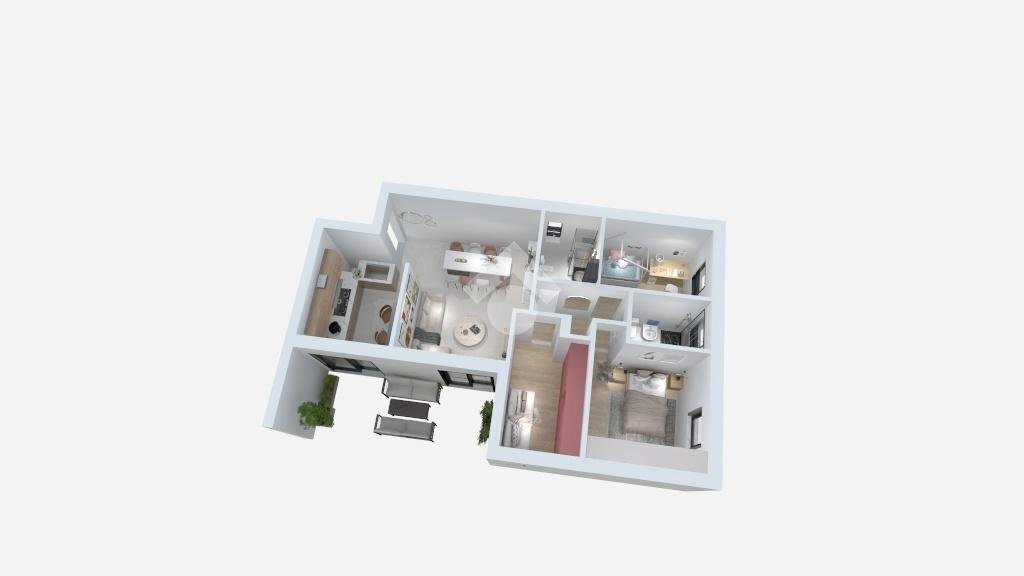 Four-room apartment Via Torino, Gessate - floor plans 1