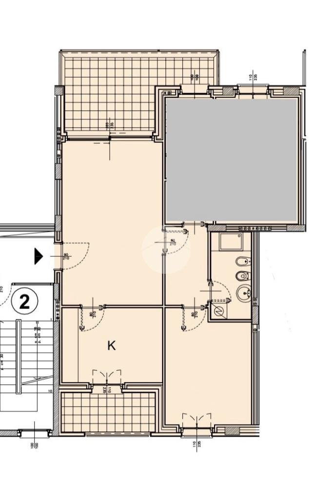 Two-room apartment via oriana fallaci, Peschiera Borromeo - floor plans 1