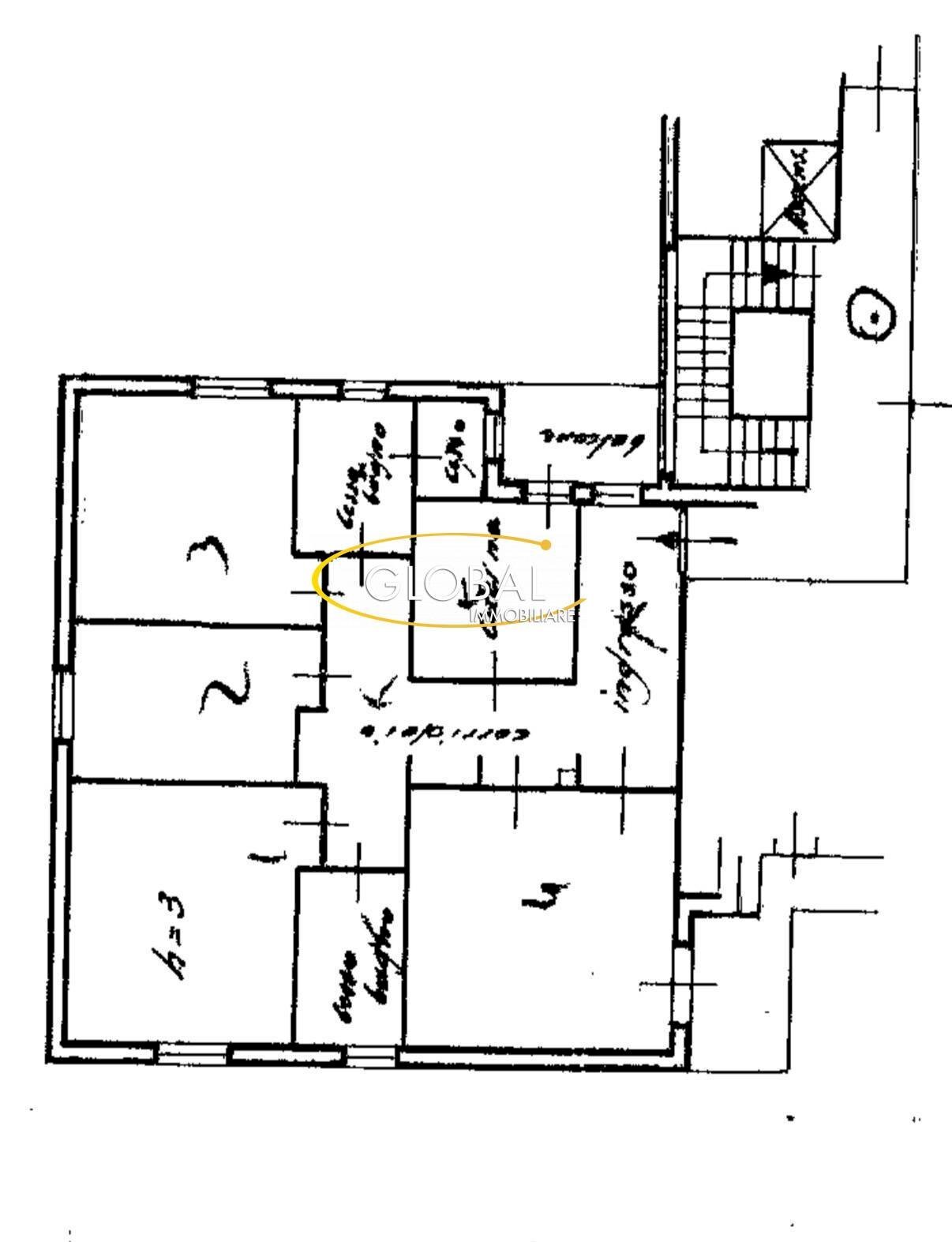 Foto 18 - Appartamento Via Panoramica, Ancona - planimetria 1