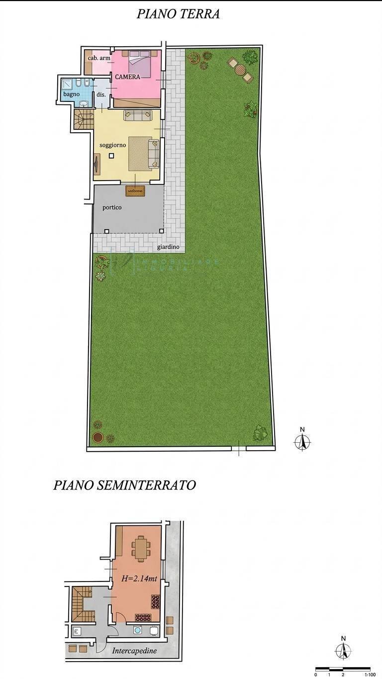 Foto 29 - Trilocale Via Roma, Villanova d'Albenga - planimetria 1