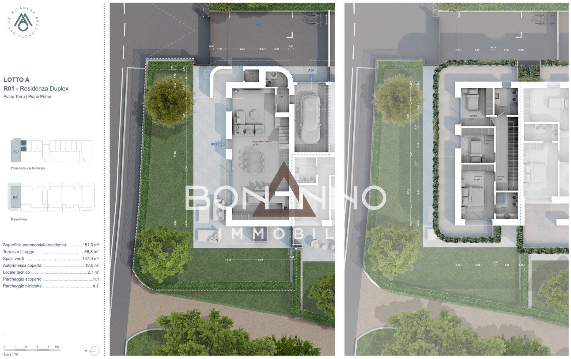 Foto 19 - Appartamento VIA GARZONI, Treviso - planimetria 1