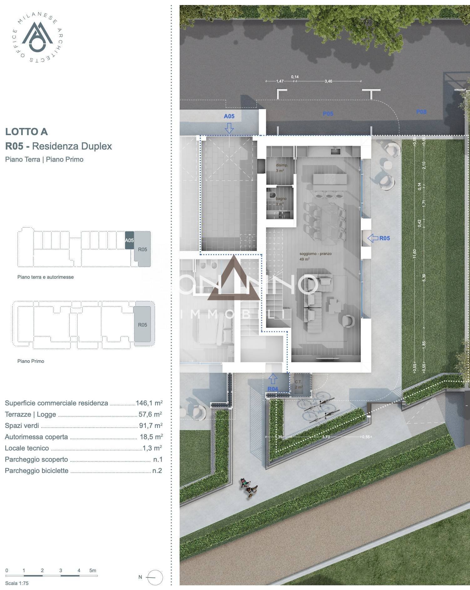 Foto 19 - Appartamento VIA GARZONI, Treviso - planimetria 1