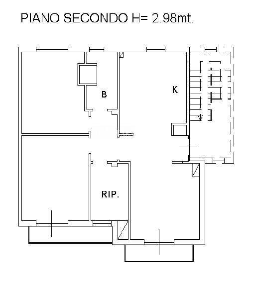 Foto 2 - Appartamento XX settembre
 
100, Carassai - planimetria 1