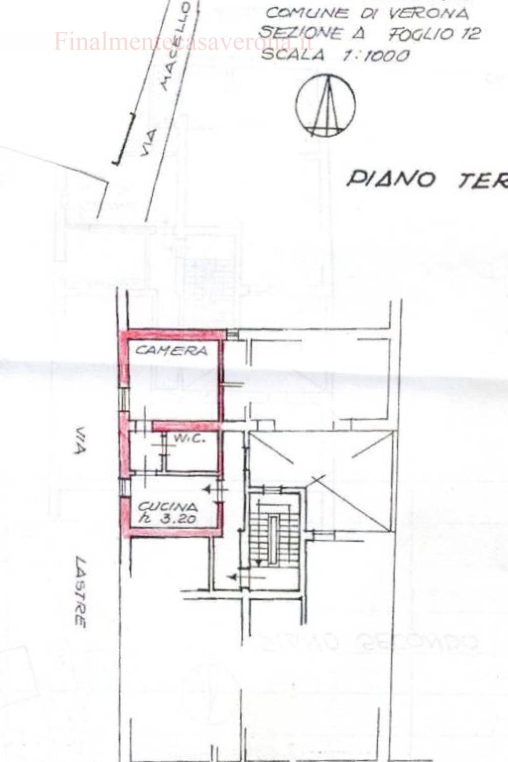 Foto 24 - Bilocale Via Macello
 
8, Verona - planimetria 1