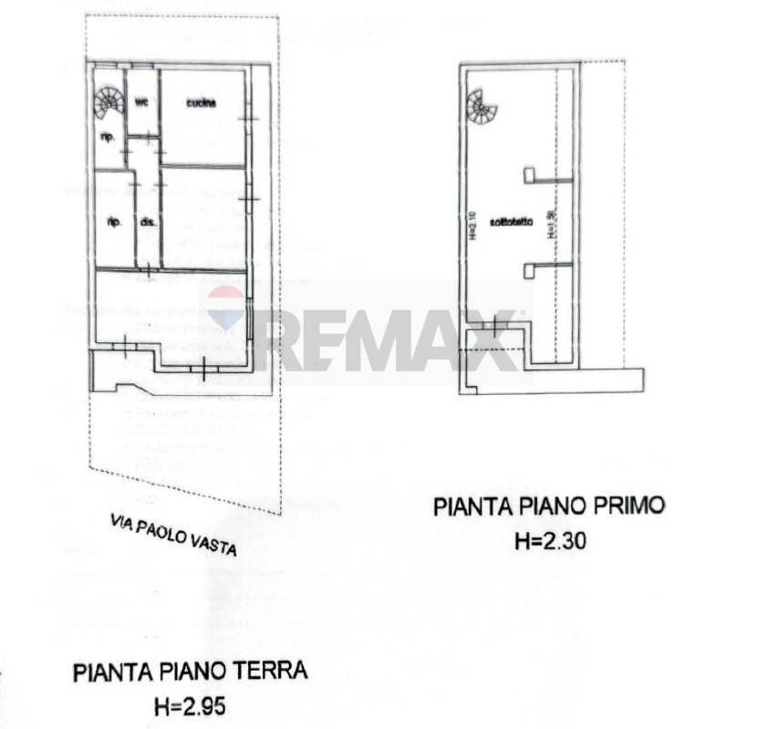 Pianta 2D - Casa indipendente Via Paolo Vasta
 
86-88, Aci Sant'Antonio - planimetria 1