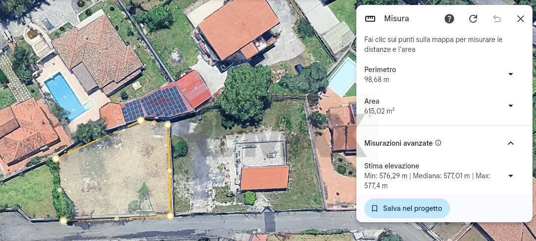 Posizione della mappa - Terreno edificabile via giorgio vasari
 
12, Mascalucia - planimetria 1