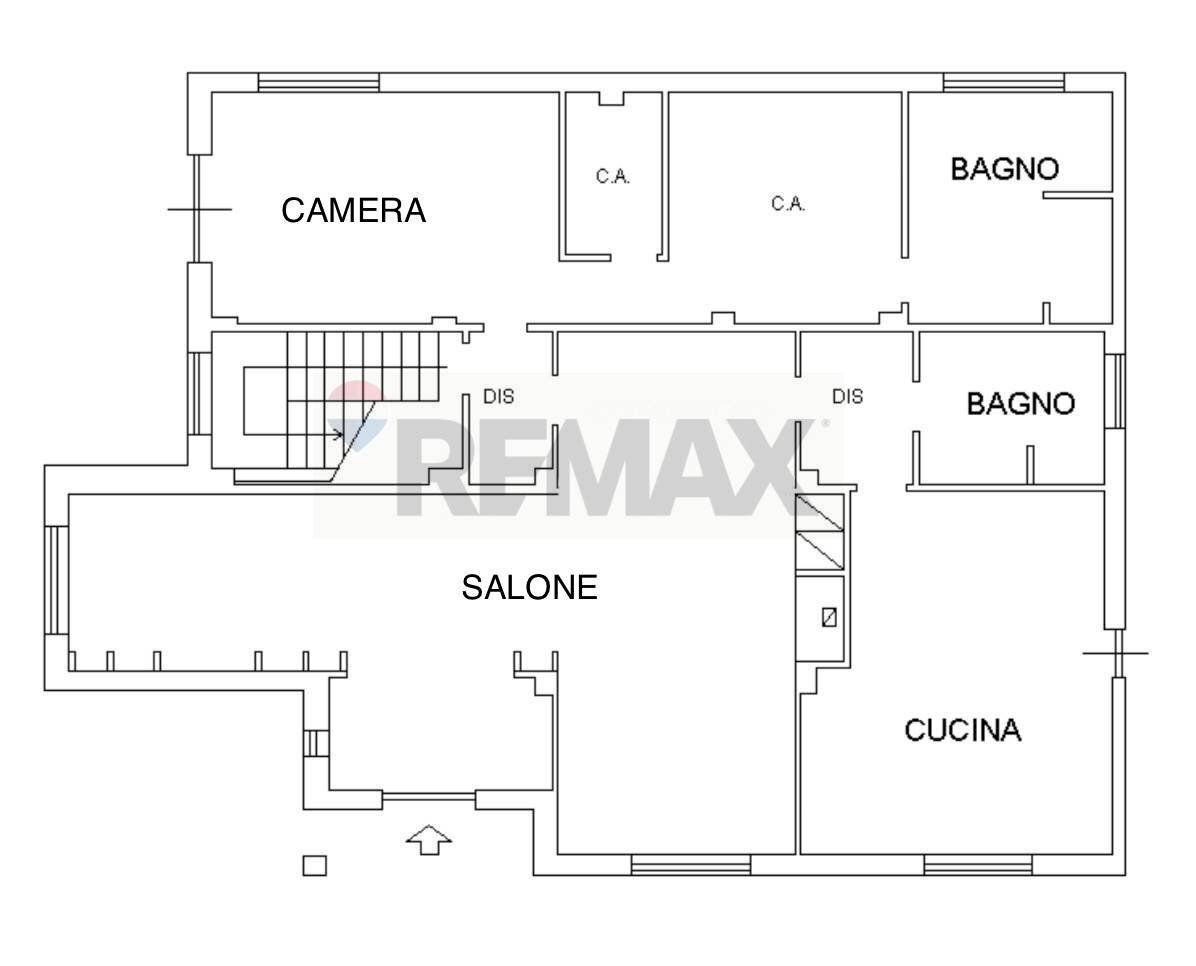Pianta 2D - Villa via della Marcigliana
 
747, Roma - planimetria 1